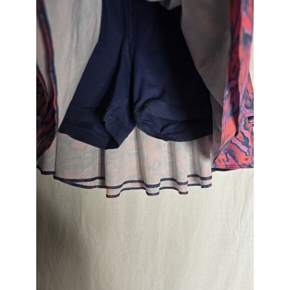 Lululemon Court Rival High Rise Skirt 6 Tall Chroma Clash Multi Mineral- FLAWED - Picture 4 of 16